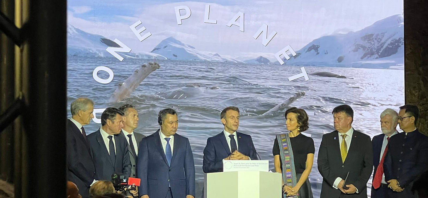 One Planet - Polar Summit : l’Appel de Paris pour les glaciers et les pôles engage une mobilisation de haut niveau pour préserver la mémoire de la glace 