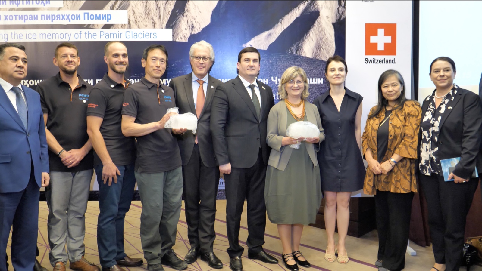 Pamir Expedition, Press Conference, Ice core, Tajikistan