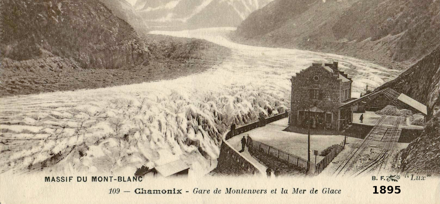Mer de glace Chamonix en 1895