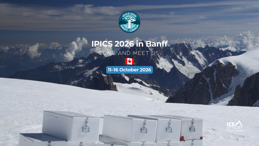 IPICS 2026, Ice Memory, ice core science, banff