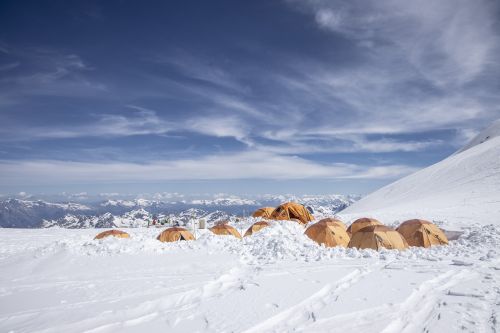 Grand combin, glacier, expedition