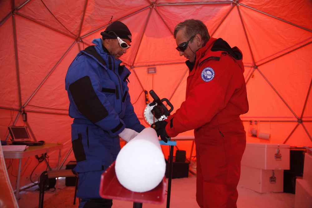 Ice core, collecting, missions, Ice Memory
